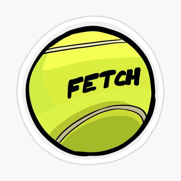 Fetch Dog Tennis Ball vinyl sticker — Dog Things