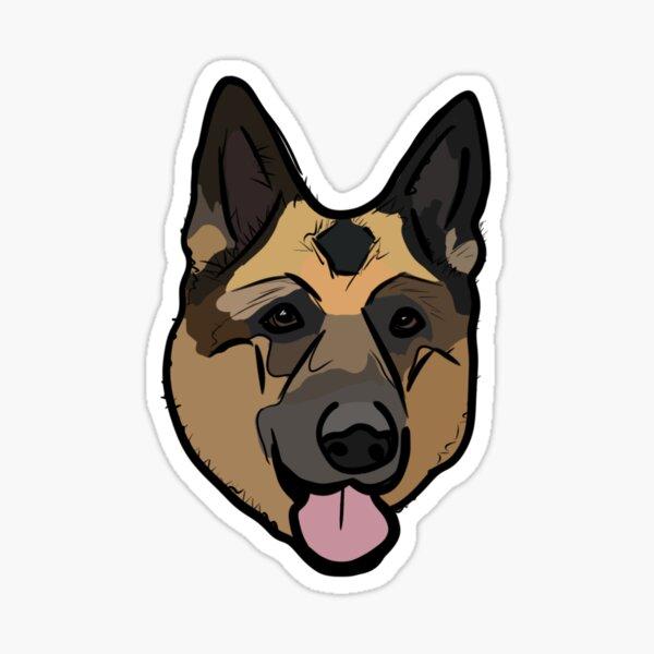 German Shepherd Dog vinyl sticker — Dogs