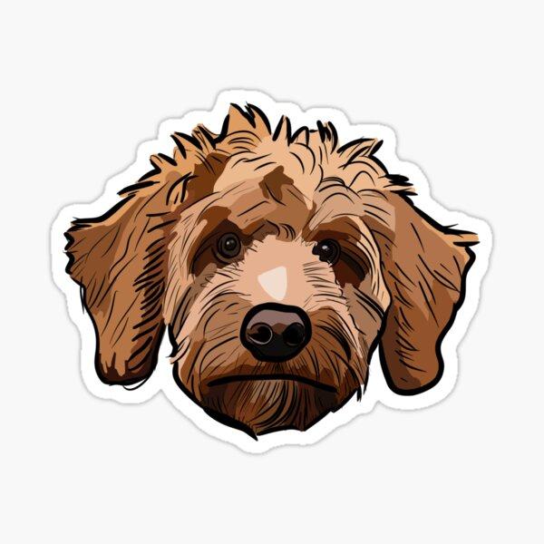 Labradoodle Dog vinyl sticker — Dogs
