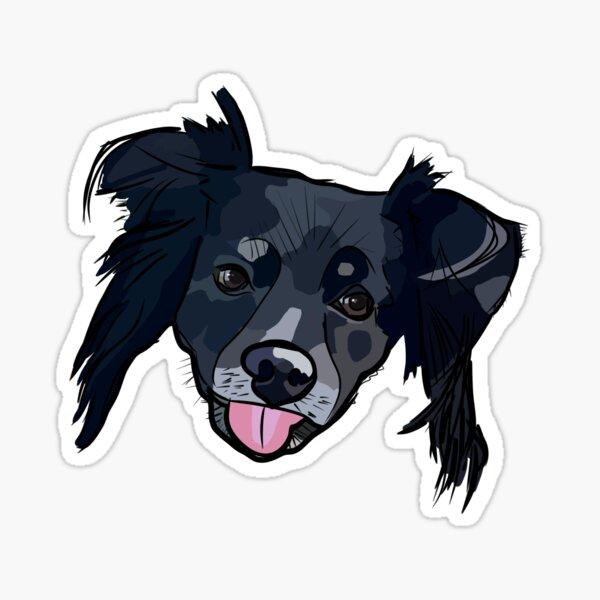 Mini Shepherd Dog vinyl sticker — Dogs