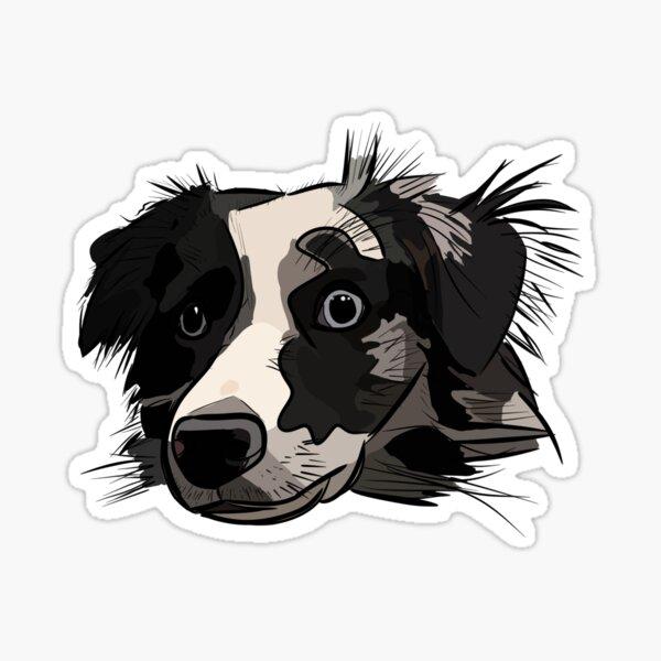 Mini Shepherd Dog vinyl sticker — Dogs